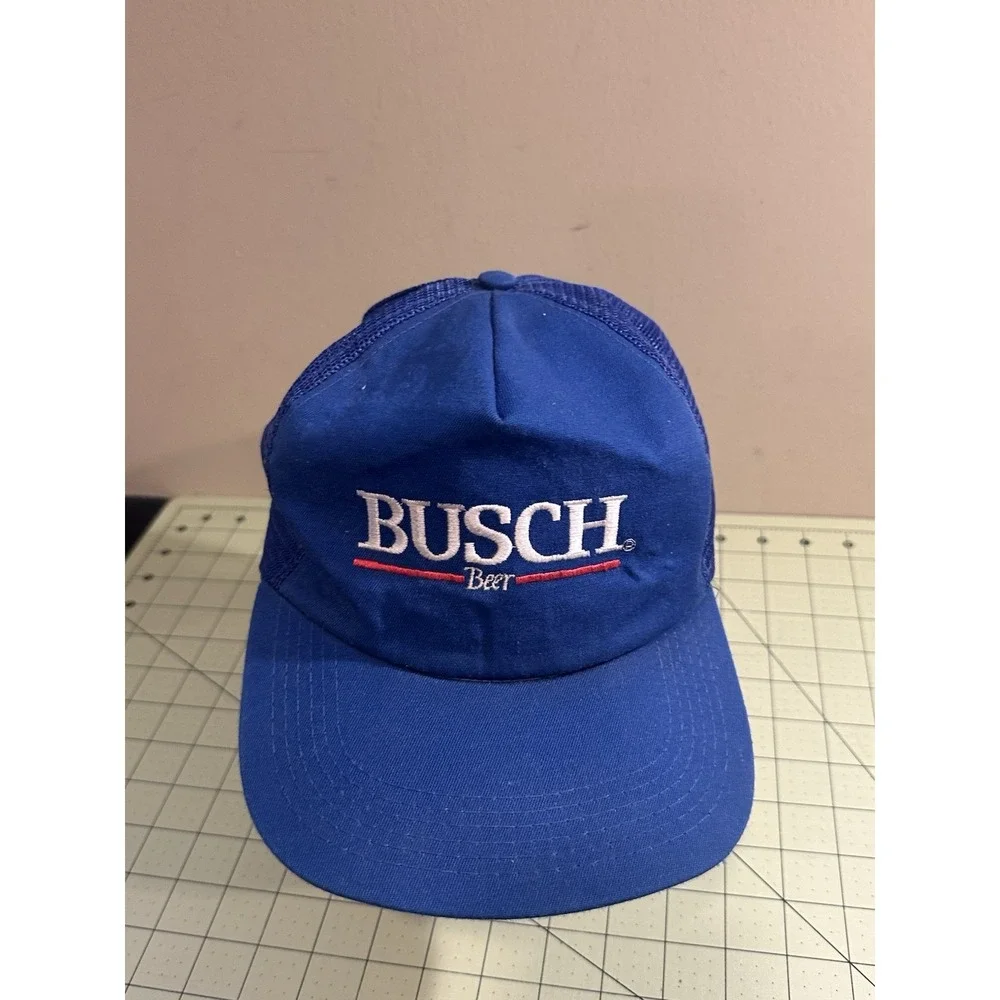 Vintage‎ Busch Beer Blue SnapBack Hat